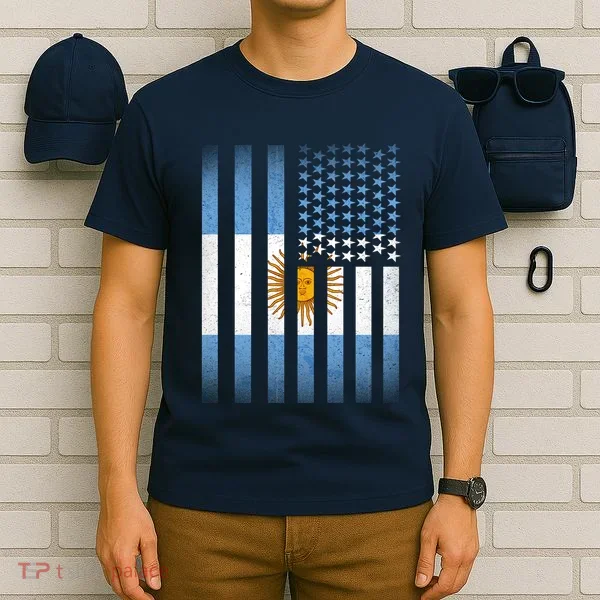 Argentina American Flag T-Shirt