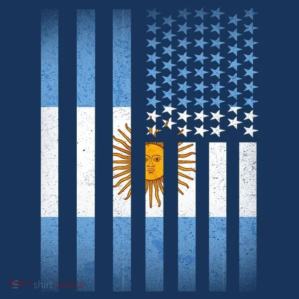 Argentina American Flag Bucket Hat