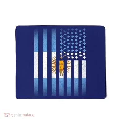 Argentina American Flag Mousepad