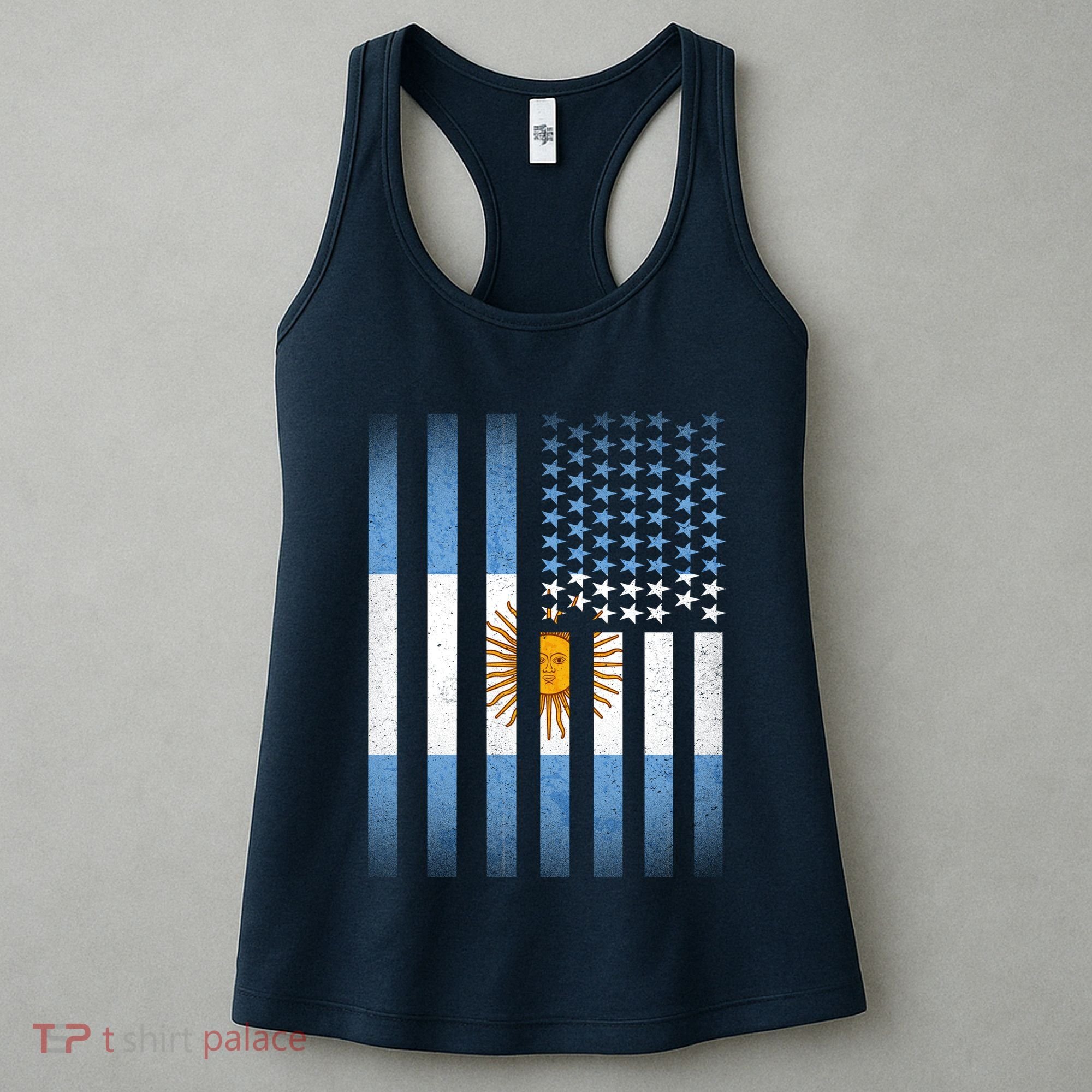 Argentina American Flag Women's Tank Top