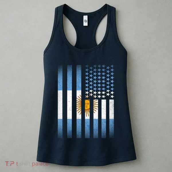 Argentina American Flag Women's Tank Top