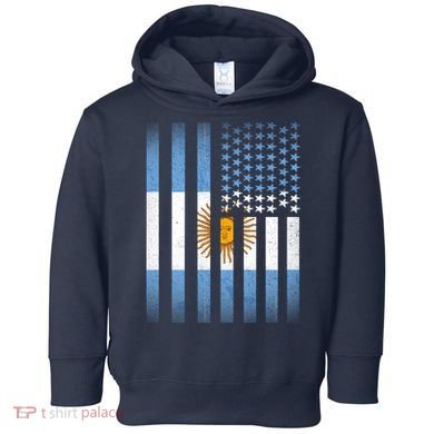 Argentina American Flag Toddler Hoodie