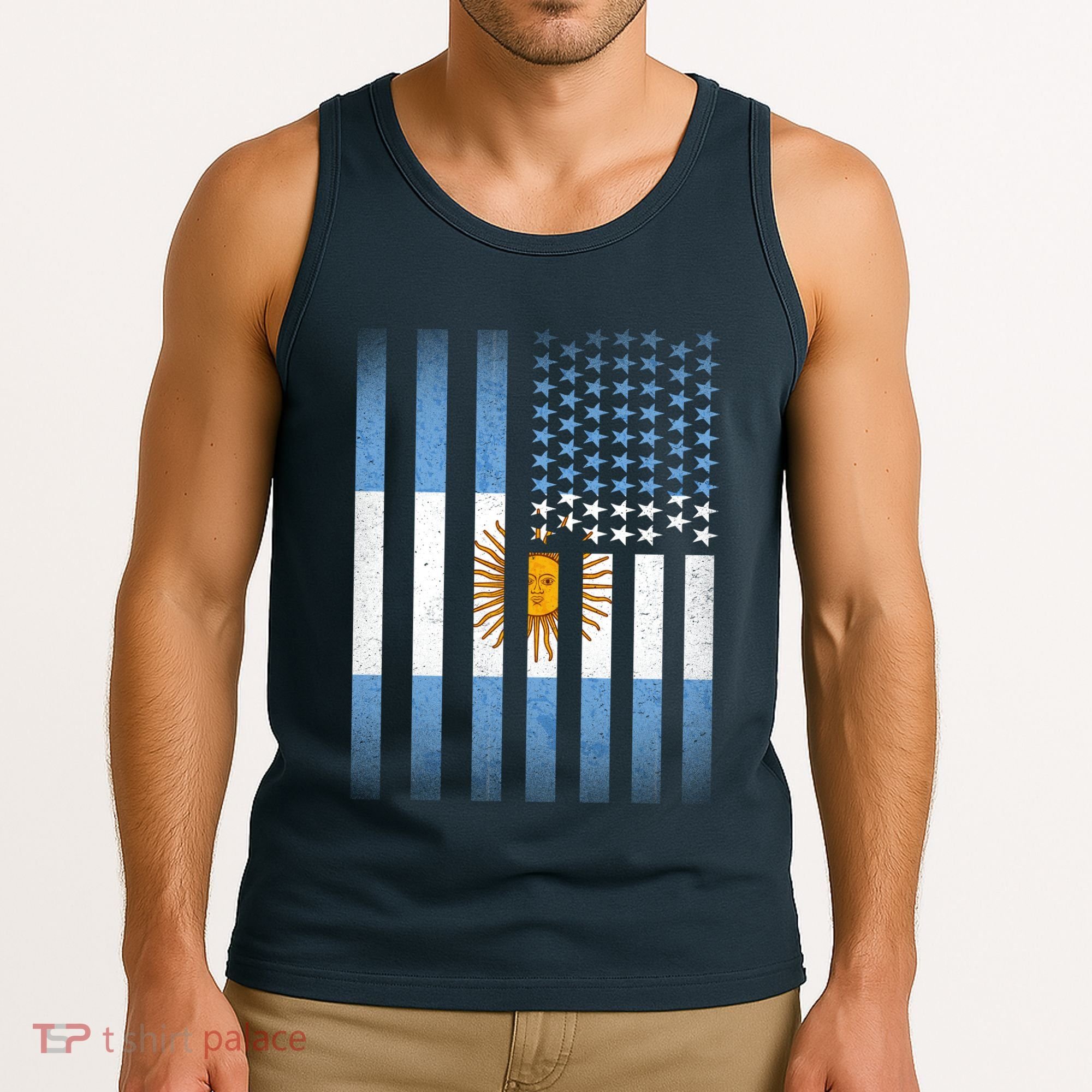 Argentina American Flag Tank Top