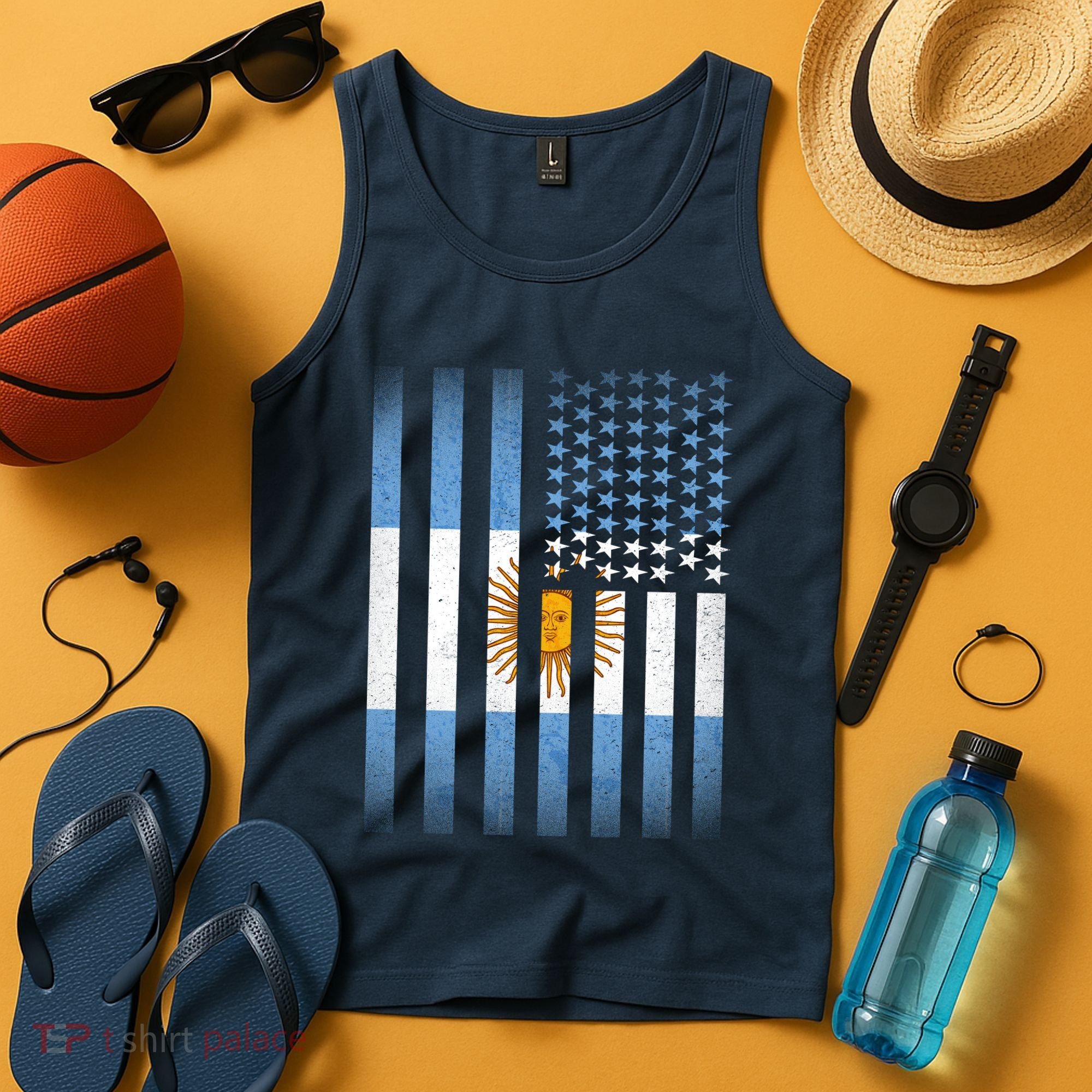 Argentina American Flag Tank Top