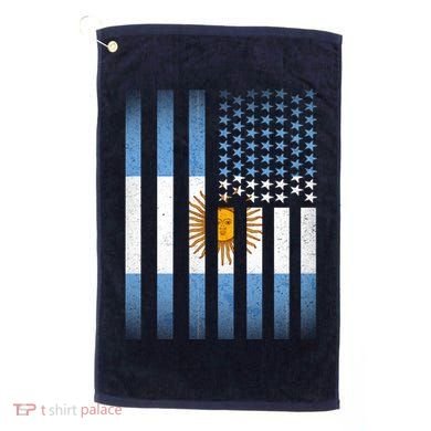 Argentina American Flag Golf Towel