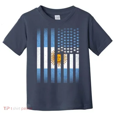 Argentina American Flag Toddler T-Shirt