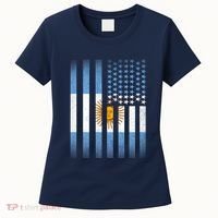 Argentina American Flag Women's T-Shirt thumb 0