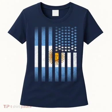 Argentina American Flag Women's T-Shirt