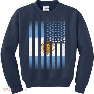 Argentina American Flag Kids Sweatshirt