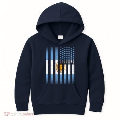 Argentina American Flag Kids Hoodie