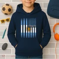 Argentina American Flag Kids Hoodie thumb 2