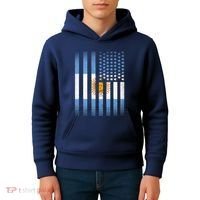 Argentina American Flag Kids Hoodie thumb 4