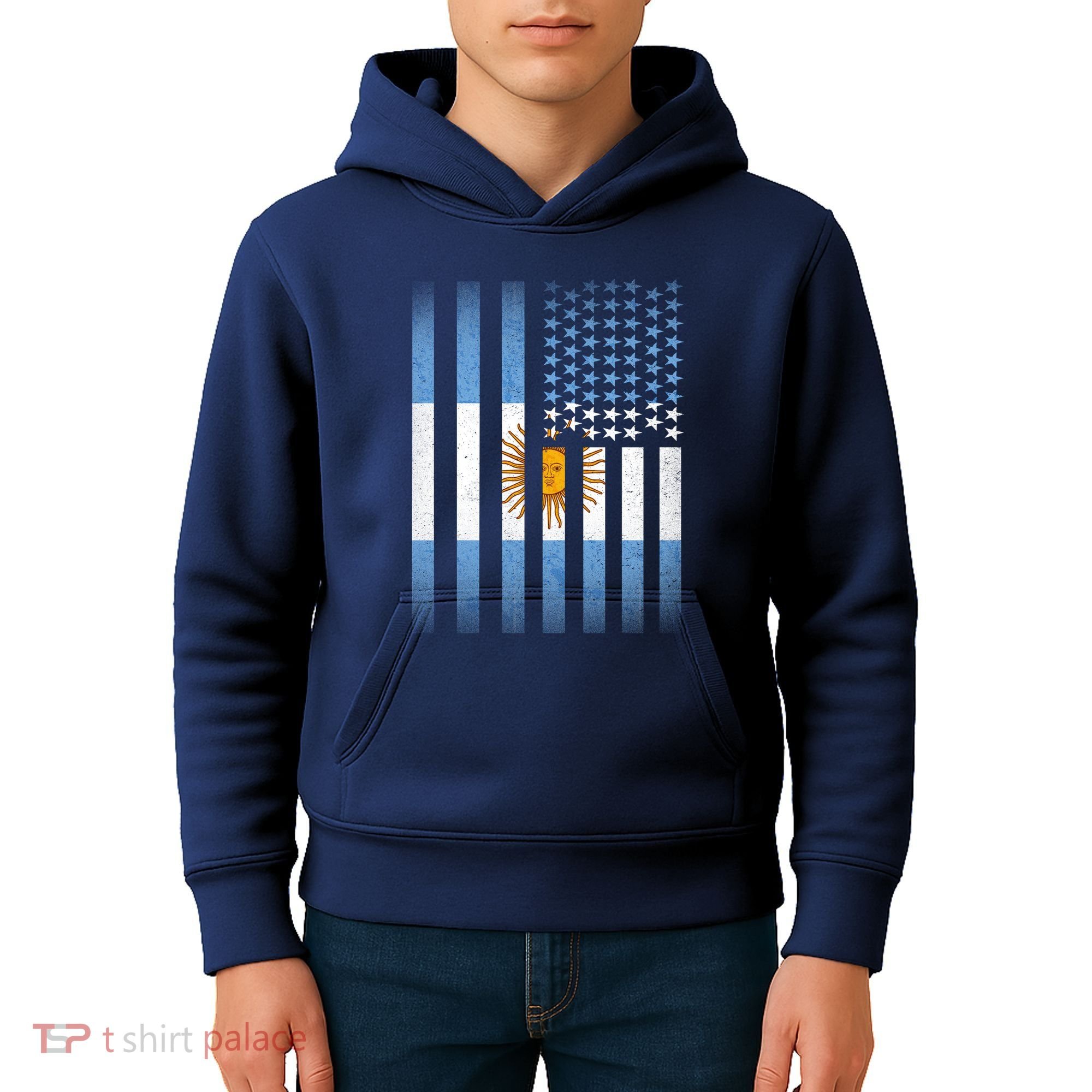 Argentina American Flag Kids Hoodie