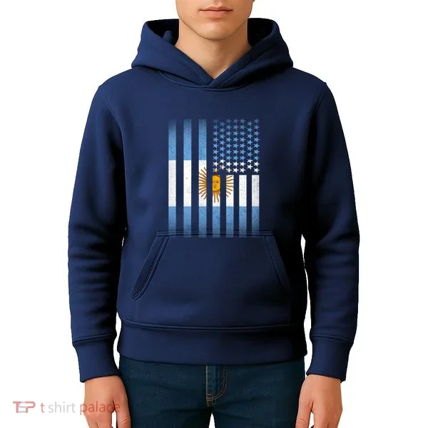Argentina American Flag Kids Hoodie