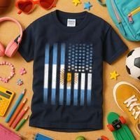 Argentina American Flag Kids T-Shirt thumb 3