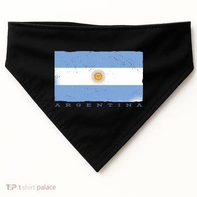 Argentina Flag USA-Made Doggie Bandana