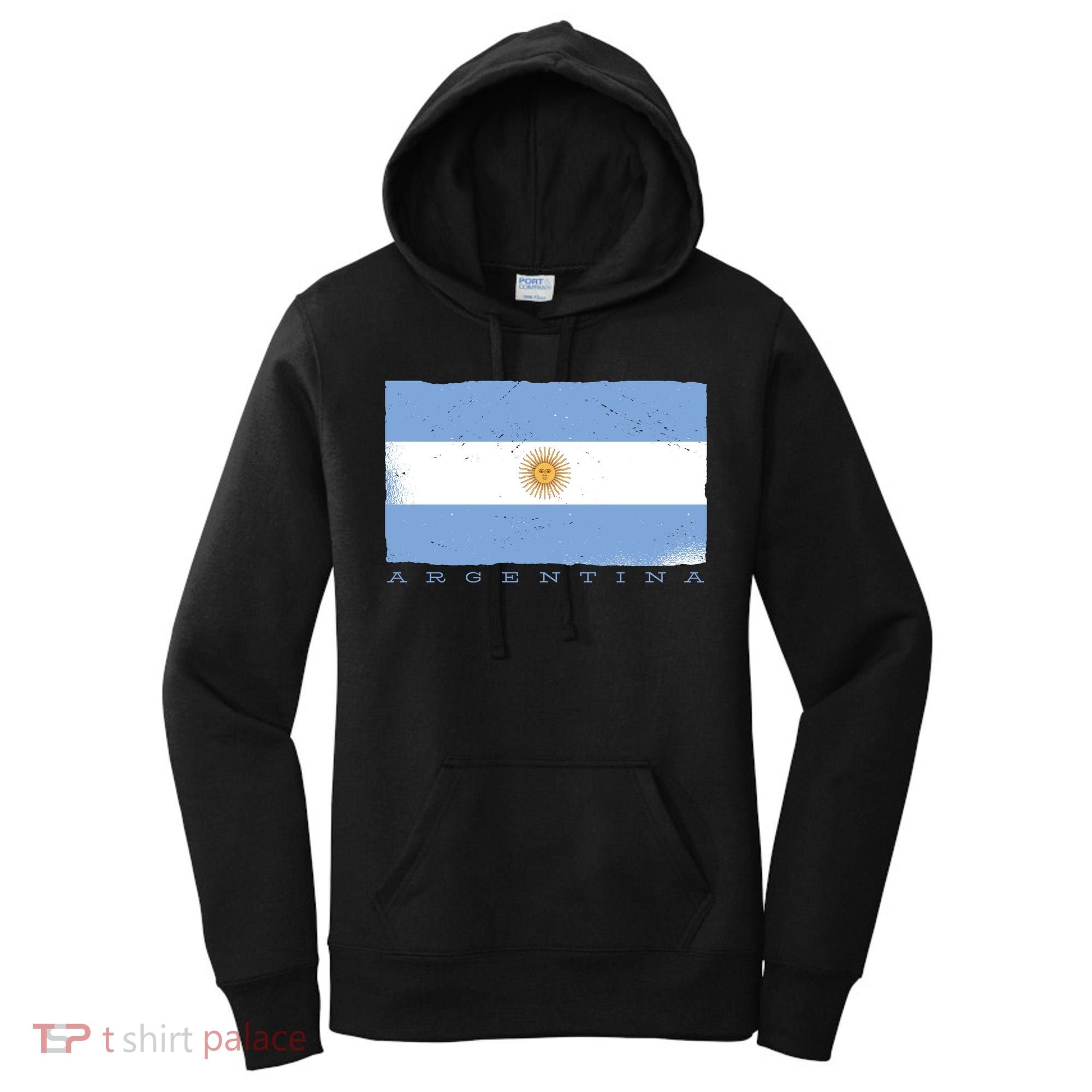 Argentina Flag Women's Hoodie