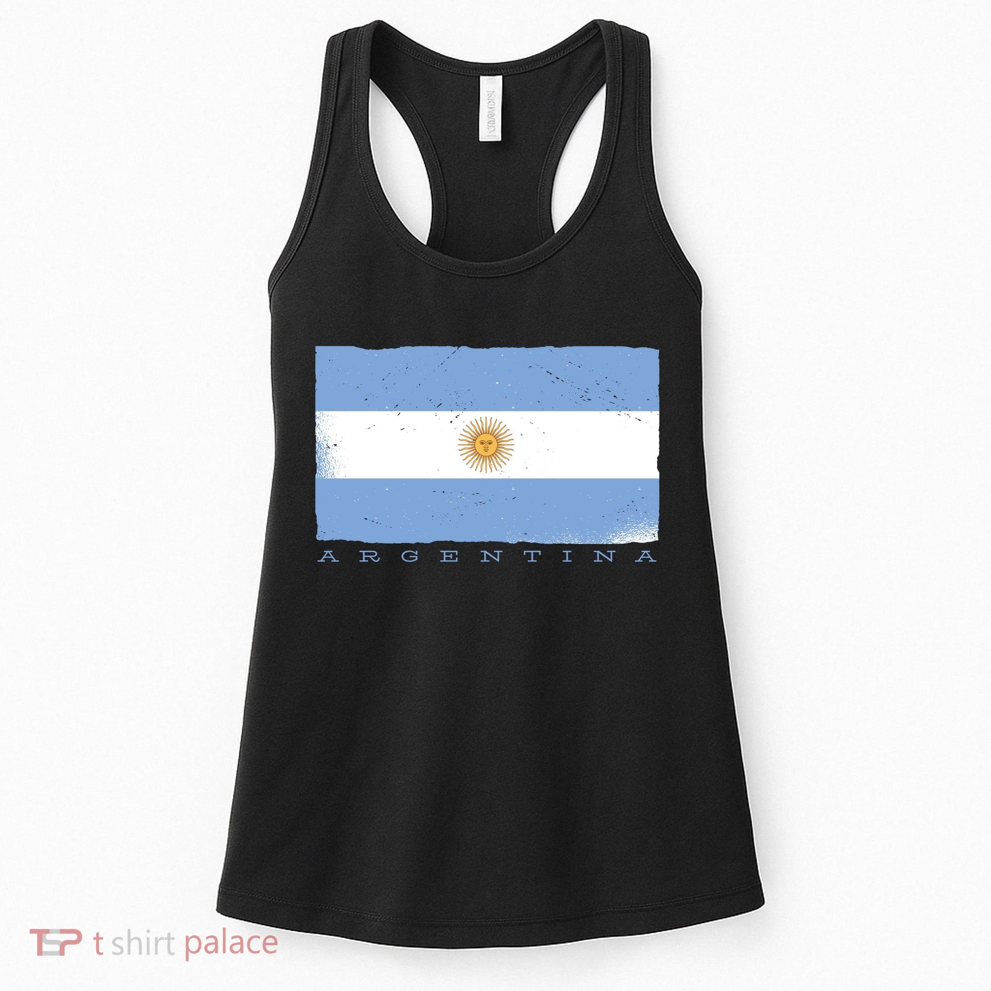 Argentina Flag Women's Tank Top