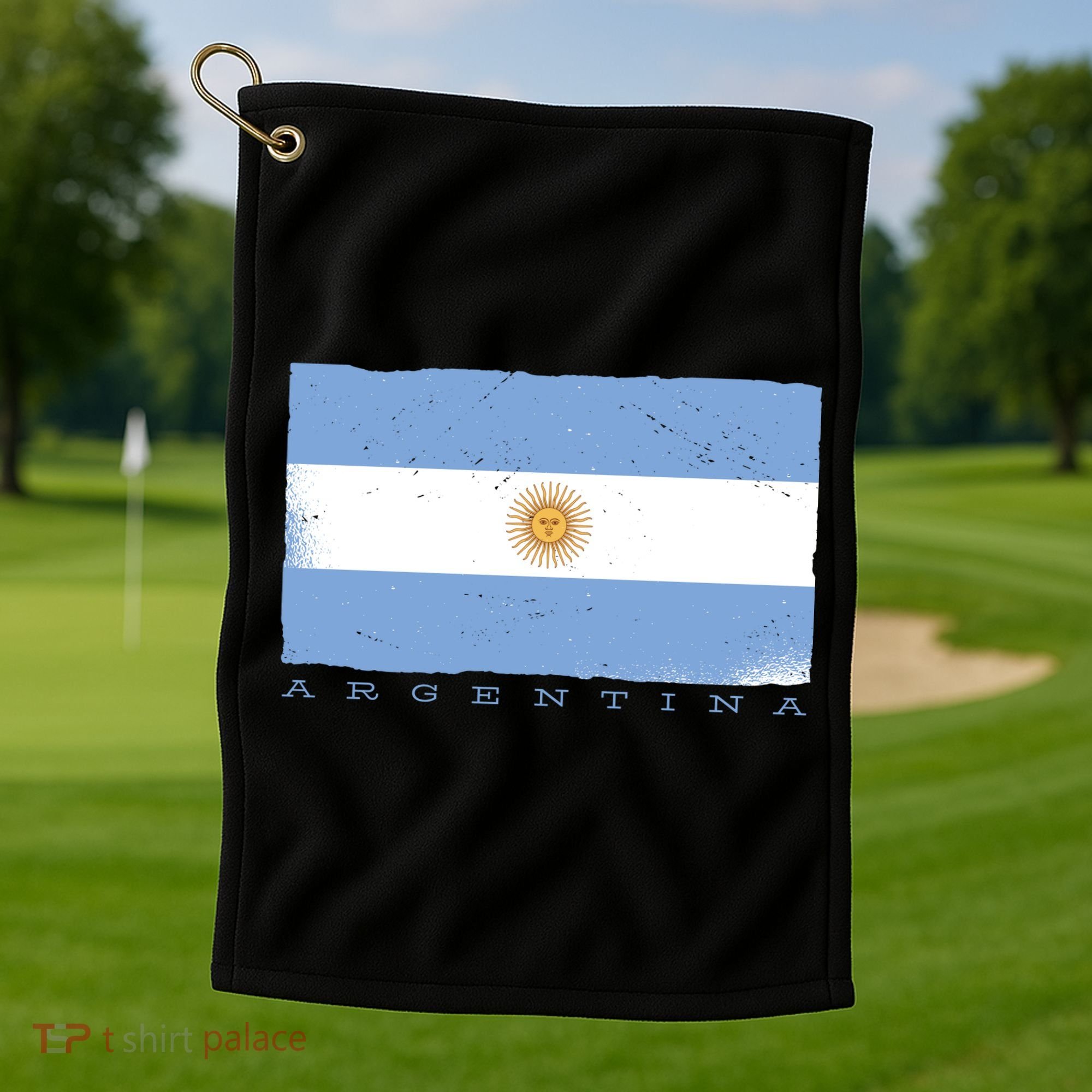 Argentina Flag Golf Towel