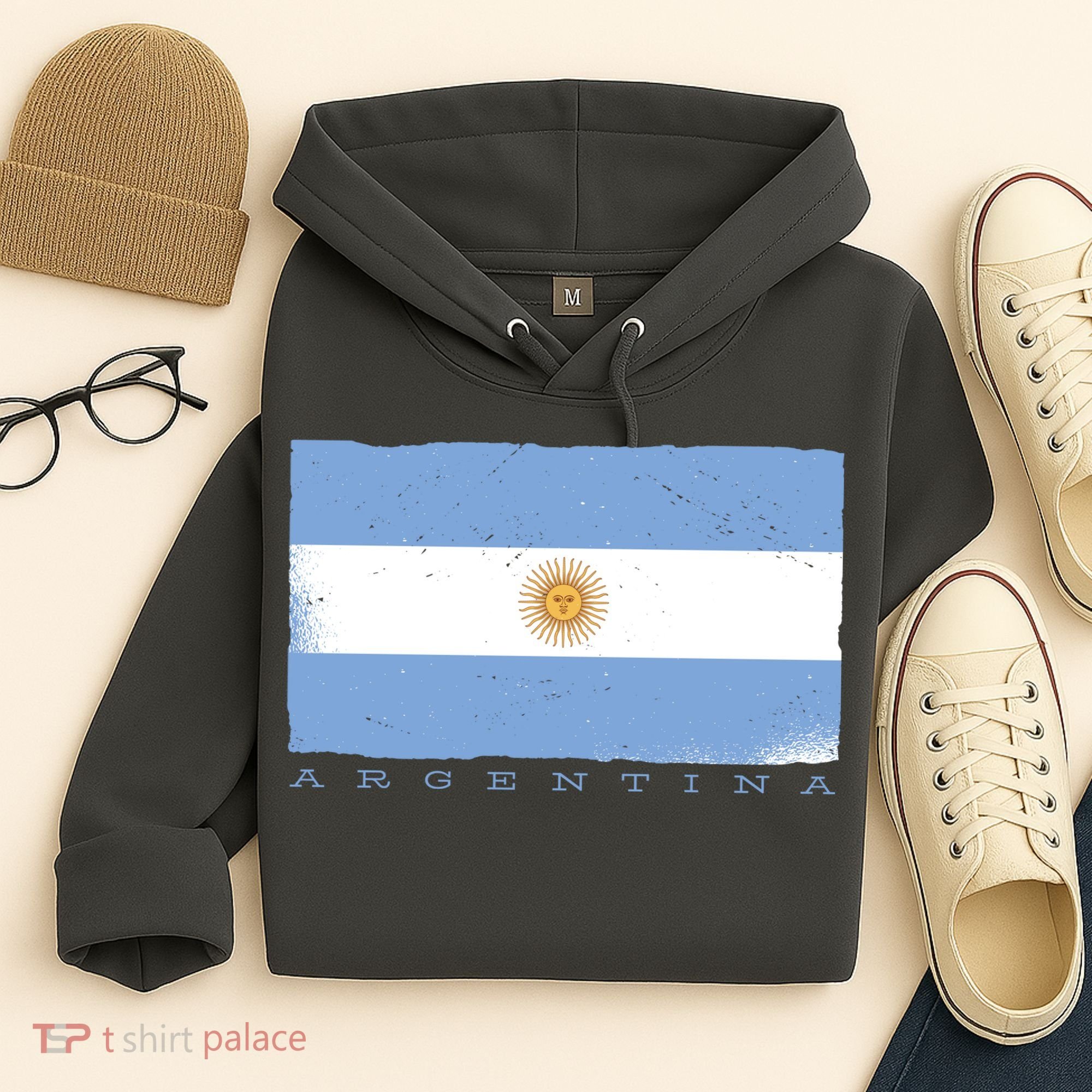 Argentina Flag Hoodie