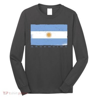 Argentina Flag Long Sleeve Shirt