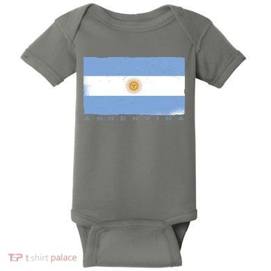 Argentina Flag Baby Bodysuit