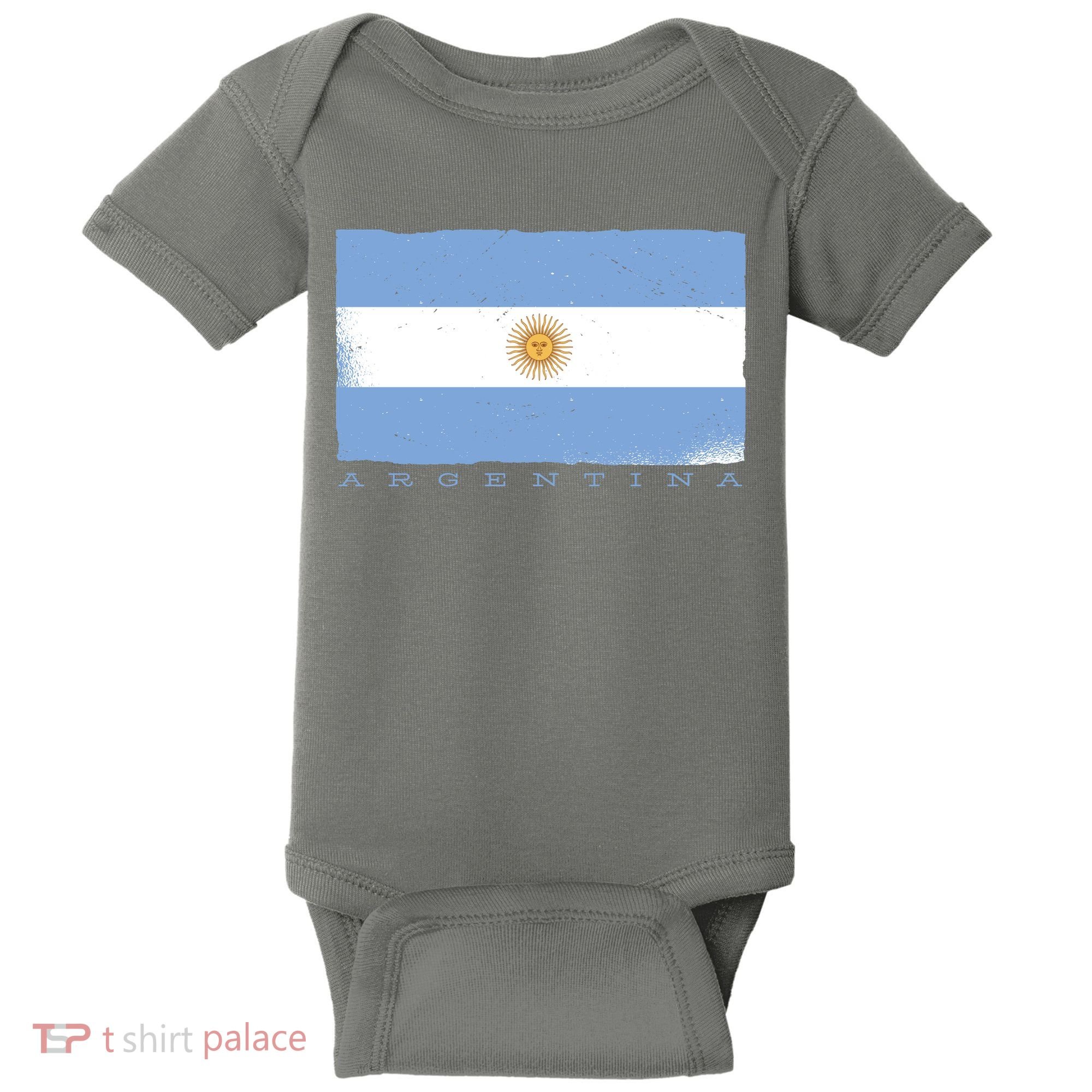 Argentina Flag Baby Bodysuit