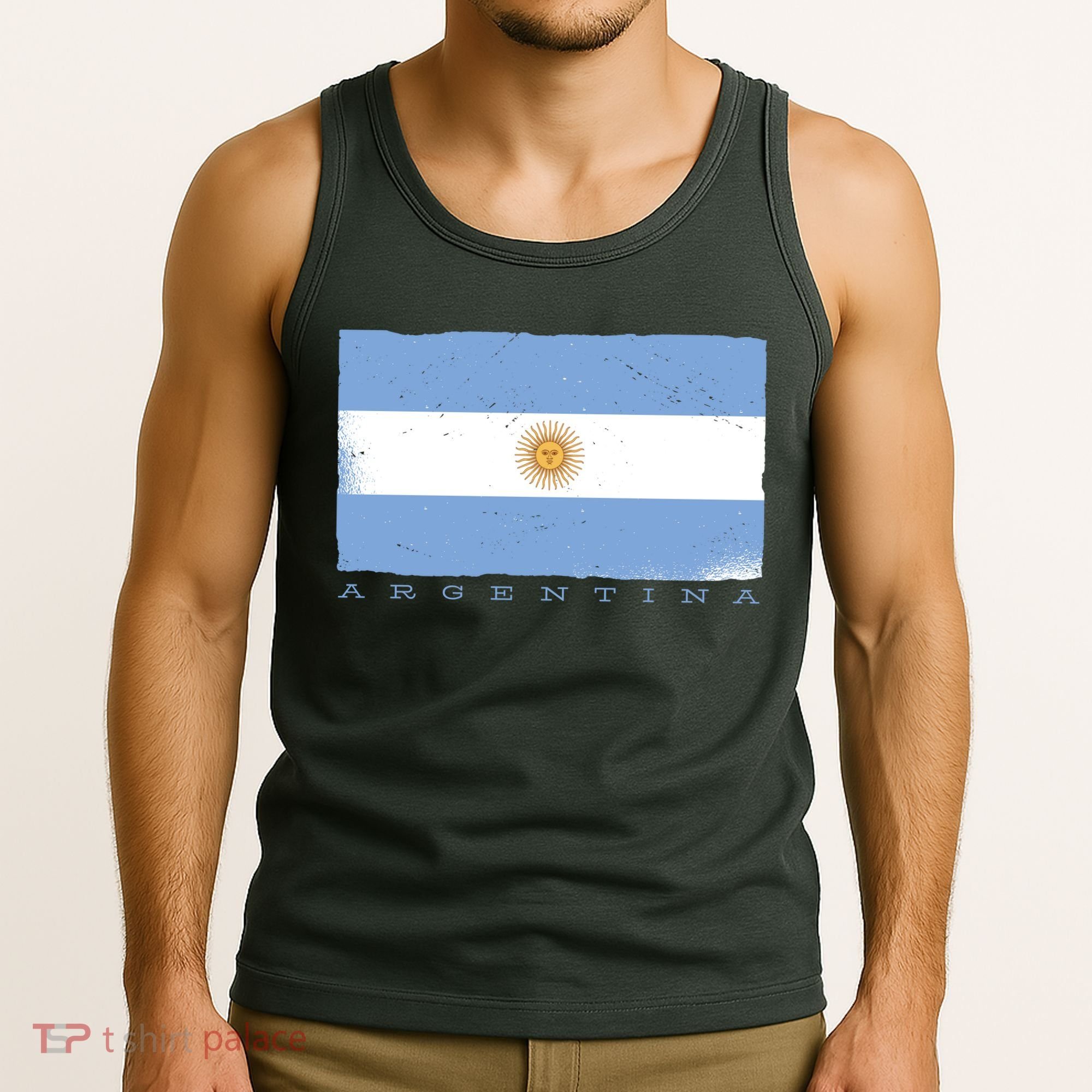 Argentina Flag Tank Top
