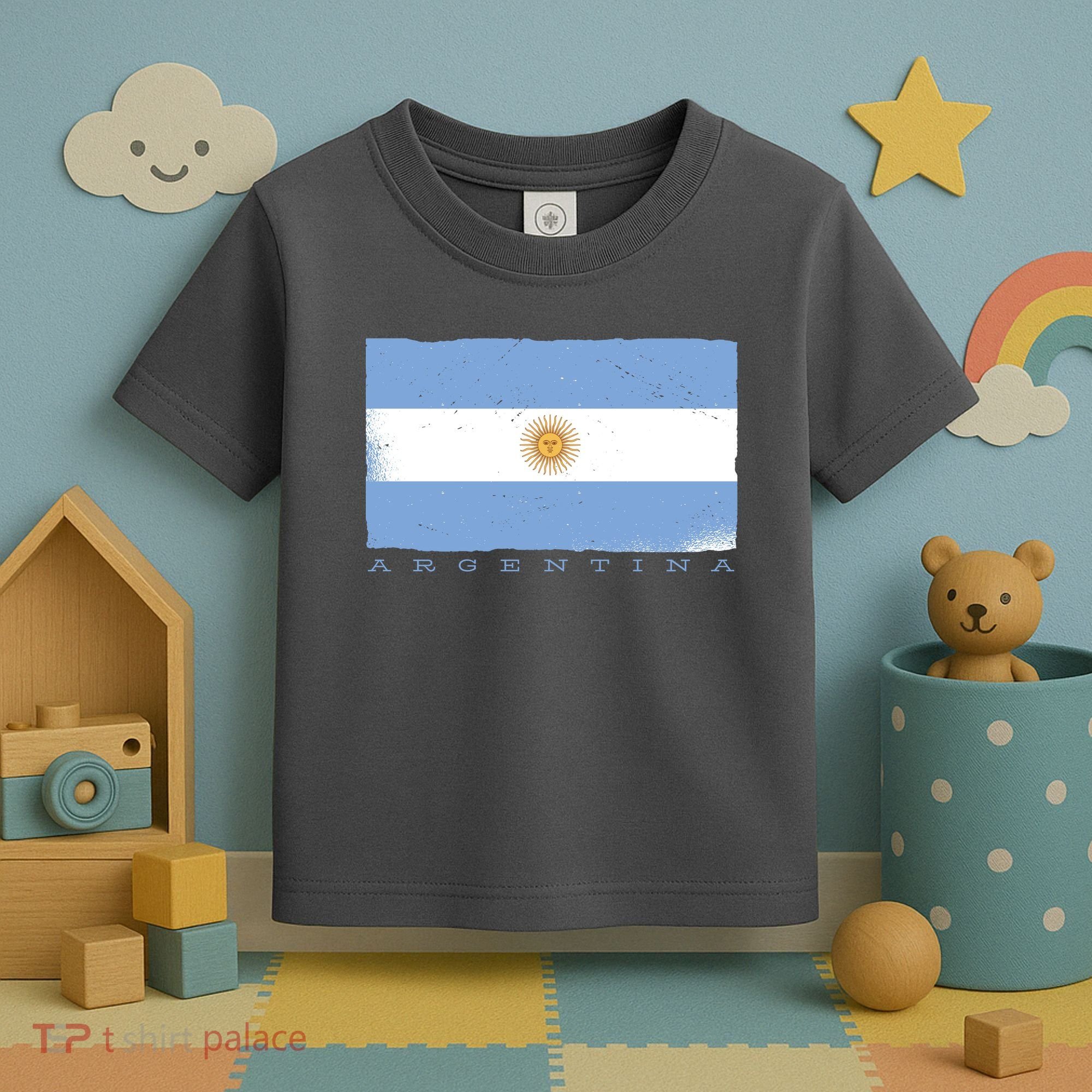 Argentina Flag Toddler T-Shirt