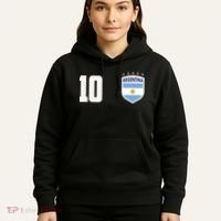 Argentina Flag Shield Logo Soccer World Cup Hoodie thumb 5