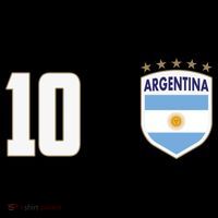 Argentina Flag Shield Logo Soccer World Cup Apron thumb 3