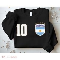 Argentina Flag Shield Logo Soccer World Cup Sweatshirt thumb 2