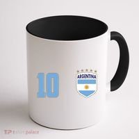 Argentina Flag Shield Logo Soccer World Cup Coffee Mug thumb 1