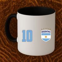 Argentina Flag Shield Logo Soccer World Cup Coffee Mug thumb 2