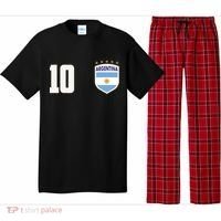 Argentina Flag Shield Logo Soccer World Cup Pajama Set thumb 0