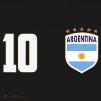 Argentina Flag Shield Logo Soccer World Cup Pajama Set thumb 2