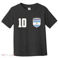 Argentina Flag Shield Logo Soccer World Cup Toddler T-Shirt thumb 0
