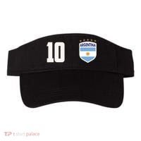 Argentina Flag Shield Logo Soccer World Cup Visor thumb 0