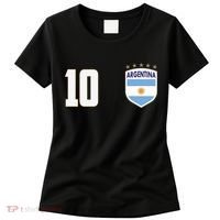 Argentina Flag Shield Logo Soccer World Cup Women's T-Shirt thumb 0