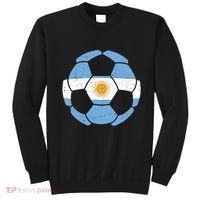 Argentina Flag Soccer Team Ball Futball Sweatshirt thumb 0