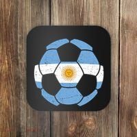 Argentina Flag Soccer Team Ball Futball Coaster thumb 0