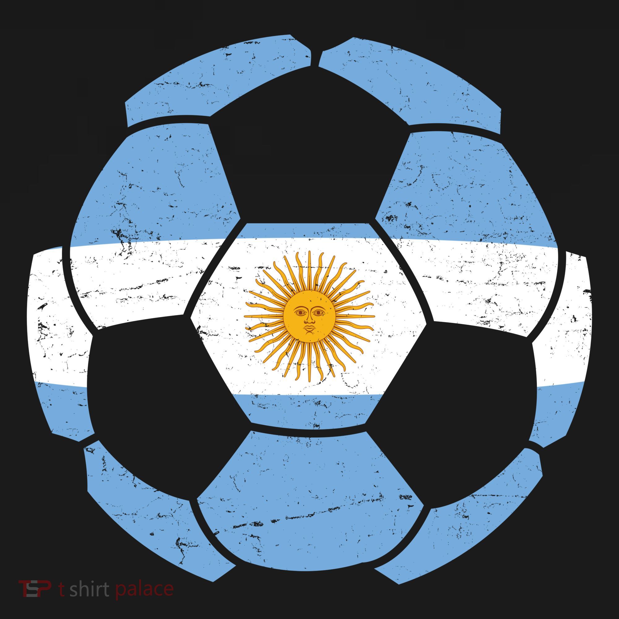 Argentina Flag Soccer Team Ball Futball Ornament