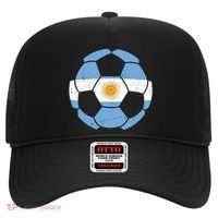 Argentina Flag Soccer Team Ball Futball Hat thumb 0