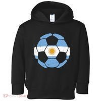 Argentina Flag Soccer Team Ball Futball Toddler Hoodie thumb 0