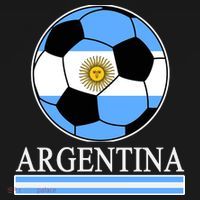 Argentina Soccer Country Flag Ball Sweatshirt thumb 3
