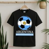 Argentina Soccer Country Flag Ball T-Shirt thumb 2