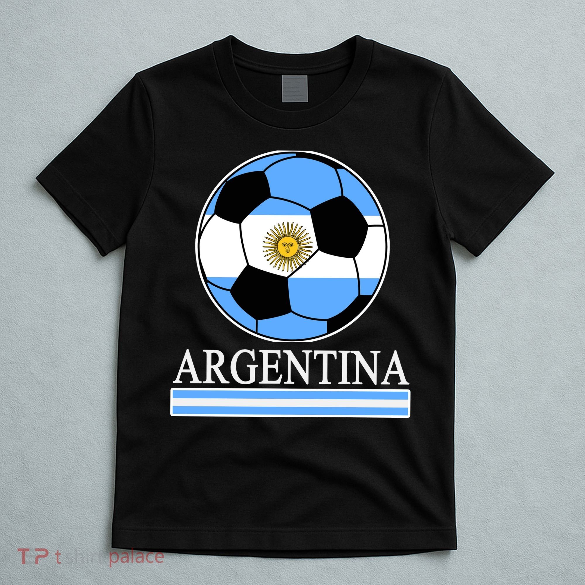 Argentina Soccer Country Flag Ball T-Shirt