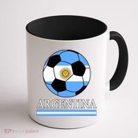 Argentina Soccer Country Flag Ball Coffee Mug thumb 1