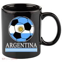 Argentina Soccer Country Flag Ball 11oz C Handle Ceramic Mug thumb 0