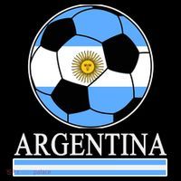 Argentina Soccer Country Flag Ball Women's Hoodie thumb 2